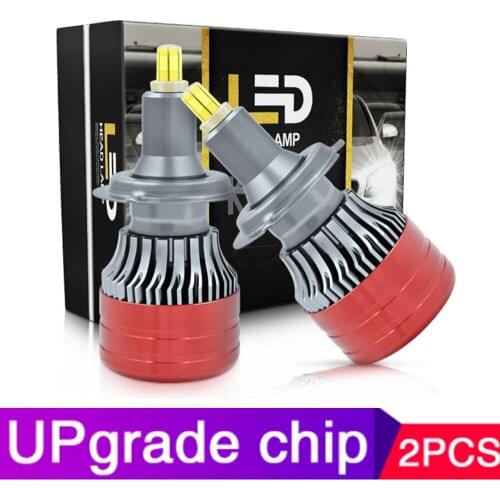2Pcs Upgraded EMC Canbus 12V 24V 6Sides LED Headlight H8 H7 360 Degree H11 HB3 9005 HB4 9006 LED Auto Lamp Car Headlamp Bulbs