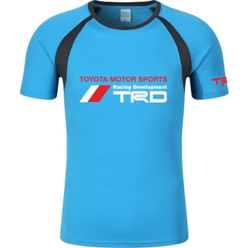 Summer 2021 Mens Toyota TRD Motorsport Comfortable Fit Sweatshirts Comfortable Decal Leisure T-Shirt Fashion Eight Colors Tops