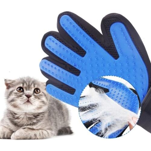 Pet Hair Remover Grooming Glove Cats Dogs Combs Brush Glove for Cat Dog Hair Remover Glove Cleaning Brush Dog Combs Accessories
