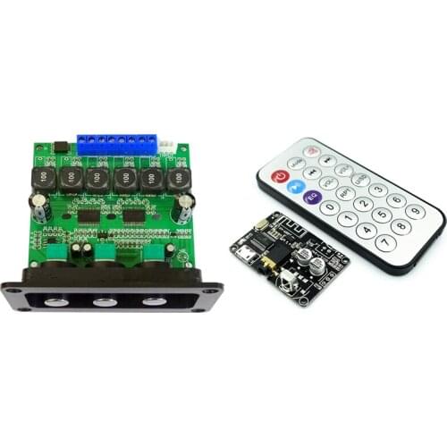Hot-Bluetooth Audio Receiver Board Bluetooth 5.0 Mp3 Lossless Decoder Board & TPA3118D2 Sound Amplifier Board 2.1