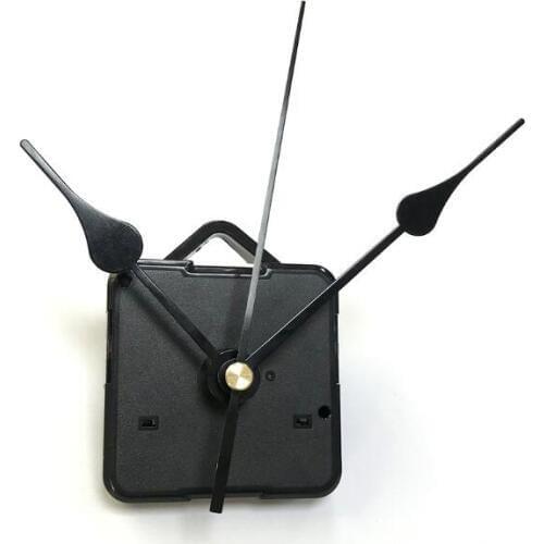 High Quality Classic Quartz Clock Movement Mechanism with Hook DIY Repair Parts Black Hands Complete parts Long work life