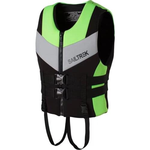 Water Sports Fishing Water Ski Vest Kayaking Boating Swimming Drifting Safety Vest Adults Life Jacket Neoprene Safety Life Vest