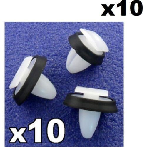 10x For Fiat Ducato Exterior Side Moulding Rub Bumpstrip / Lower Door Trim Clips