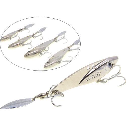 14g/20g/30g Saltwater Fishing Lures Vibe Spinner Blades Sinking Spin Tail Jig Fishing Tackle