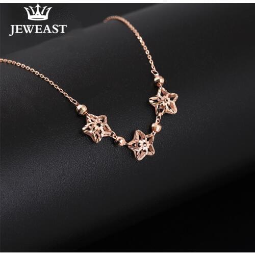 18K Pure Gold Pendant Real AU 750 Solid Gold Charm Beautiful Star Upscale Trendy Classic Party Fine Jewelry Hot Sell New 2020