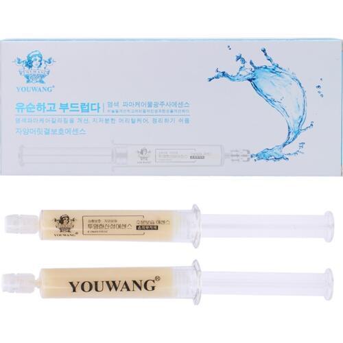 2pcs Dry Damaged maintenance Keratin Repair Treatment Moisturizing Hair Mask Q0KD