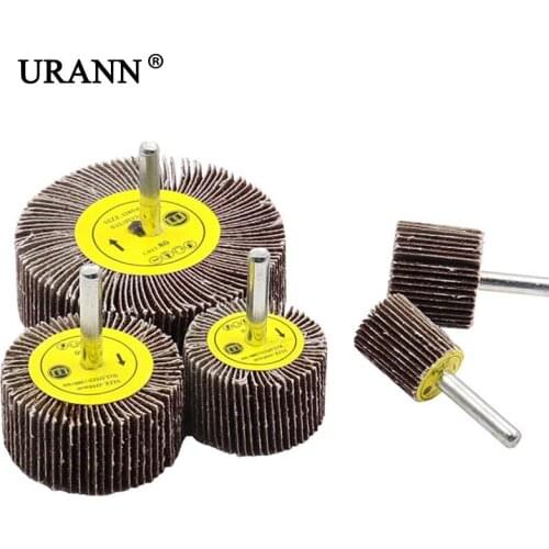 6mm Handle Metal Grinding Wheel Sandpaper Woodworking Polishing Wheel Thousand Impeller Emery Cloth Wheel Grinding Head