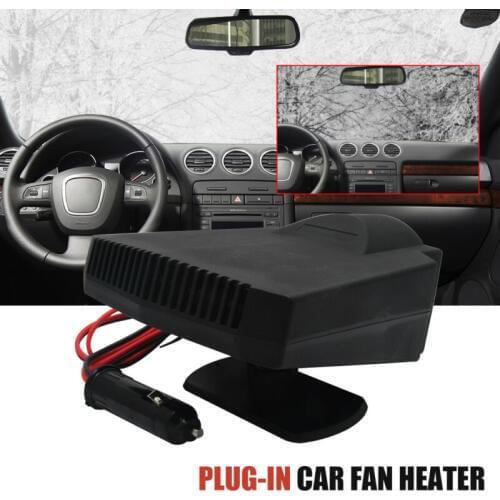 Auto 2 in 1 Dehumidifier Defroster Car Heater Dryer Demister Windscreen Defroster Warms Fan 12V 200W