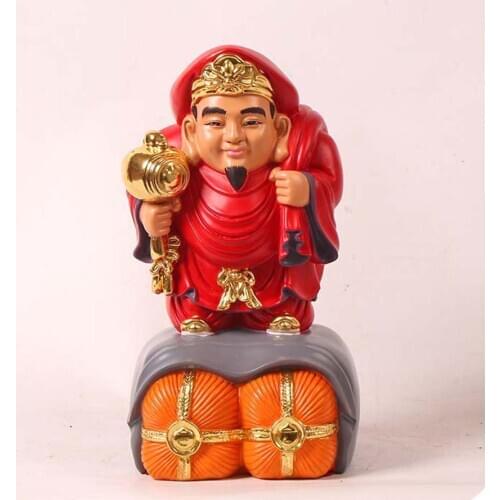 2021 Asia Japan Shinto Home company GOOD luck God of wealth Talisman Recruit money Shinto DA HEI TIAN GOD worship buddha statue