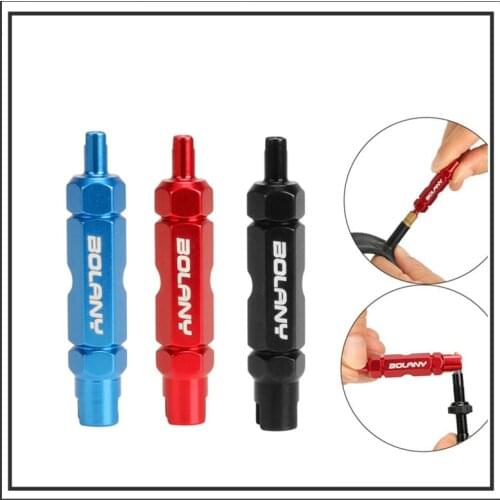 Bolany 1Pcs Bike Wrench Value Multifunctional Tool Double-head FV Nozzles Inner Tube Core Removal Bicycle Accessories