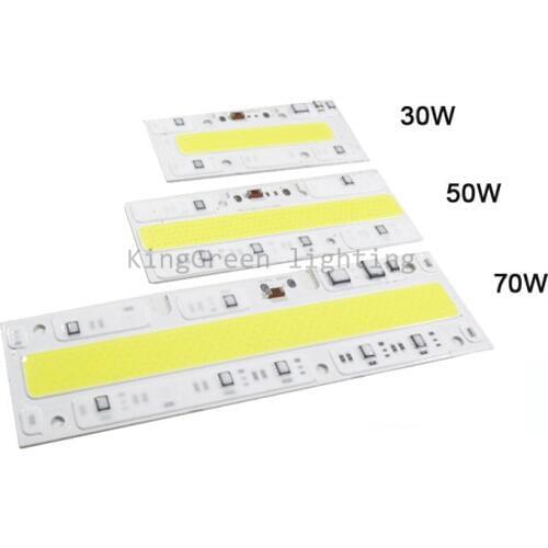 10X High brightness epistar chip bar type COB 220V AC COB 30W/50W/70W led chip free shipping