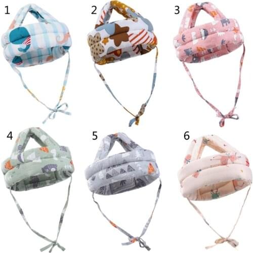 Baby Toddler Cap Anti-collision Protective Hat Baby Safety Helmet Soft Comfortable Head Security & Protection - Adjustab