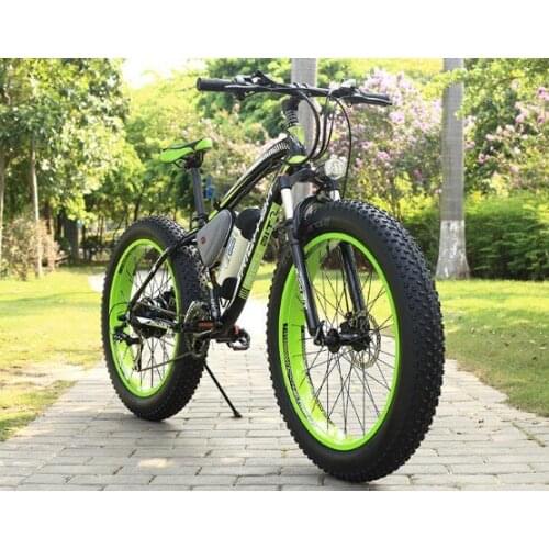 Aluminum Alloy 350W 500W 26 Inch 21 Speed Snow Electric Mountain Bike