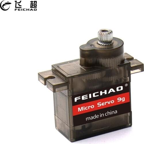 FEICHAO MG90S 9g Metal/Plastic Gear RC Micro Servo for RC Model Truck Boat Racing Car Helicopter Airplane and Robot