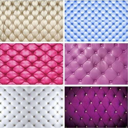 Laeacco Headboard Surface Of Sofa Diamond Pattern Texture Seamless Pattern Party Photo Backdrop Photography Background Photocall