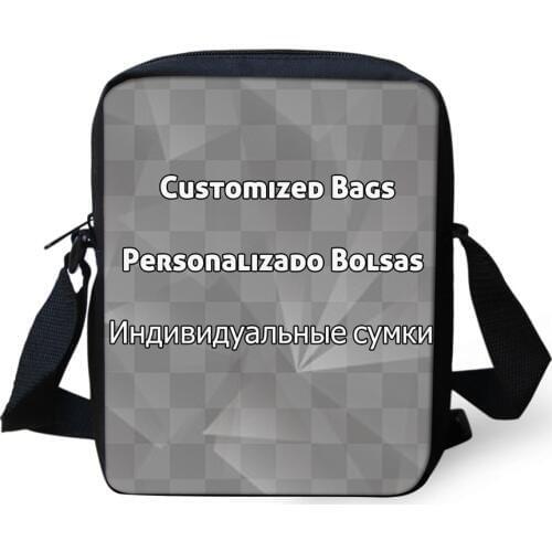 FORUDESIGNS Welcome Custom Messenger Bag for Women High Quality Girls Boys Crossbody Bags Small Portable ladies Shoulder Bags