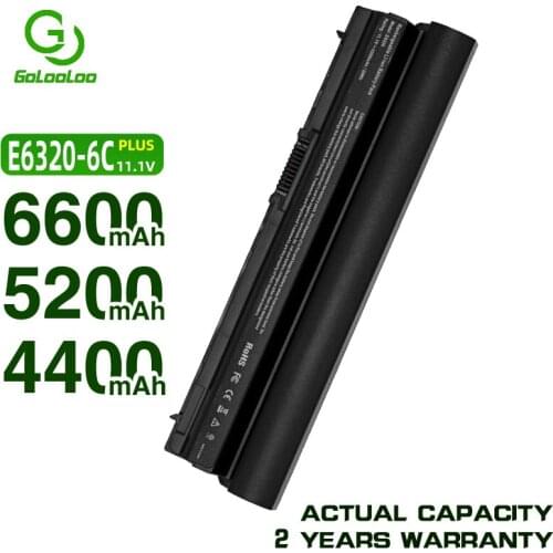 Golooloo 11.1V 0F7W7V 11HYV 7FF1K 7M0N5 823F9 3W2YX Laptop Battery For DELL Latitude E6120 E6220 E6230 E6320 XFR E6330 E6430S