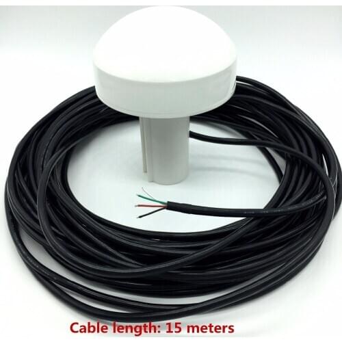 24V 15m cable, RS232 protocol, marine timing Industrial control applications 4800 baud rate GNSS GPS GLONASS dual mode receiver