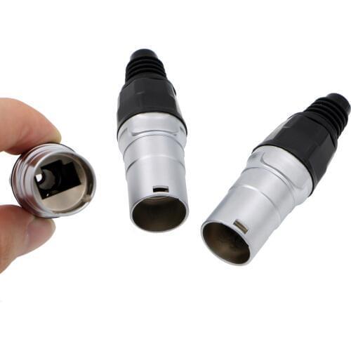 Alvins Cables RJ45 Waterproof Connector Plugs IP65 Ethernet Panel Mount RJ45 Connector