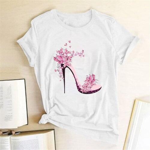 Harajuku Fashion Tee Graphic Tees Women Print T-shirt Slim Fit Cute Girls Tshirts Tees & Tops Summer 2020 Gift for Girlfriends