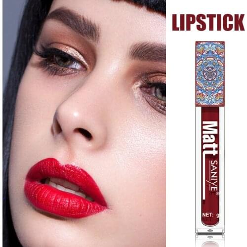 9 Color Matte Lipstick Set Velvet Lip Glaze Color Charm Lasting Non-fading Lip Makeup Long Lasting Lipgloss Beauty Maquiagem