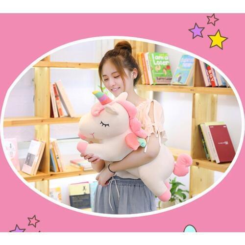 OKLADY 30-100cm Unicorn Stuffed Animals Plush Toy Unicorn Animal Horse Cartoon Gift For Children