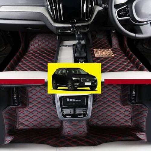 Right Hand Drive! Leather Car Floor Mat Pad FloorLiner For Volvo XC60 2018-2019