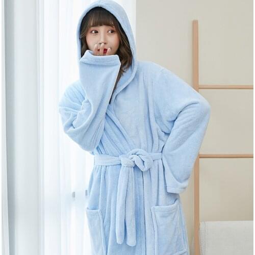 SSANSISITER Women's Plush Robes