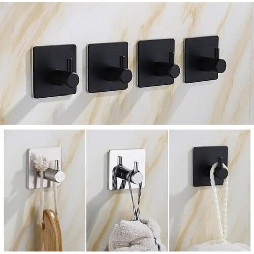 10/20/50 PCS Super Glue Hook Transparent Strong Self Adhesive Door Wall Hangers Hooks for Hanging Kitchen Bathroom Accessories