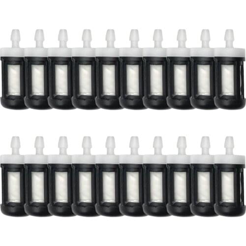 20pcs Fuel Filter for FS45 FS46 FS55R FS55R FS86 FS90R FS100 Chainsaw Trimmer