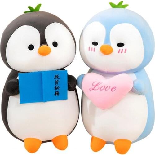 Three Dimensional Plush Doll Adorable Funny Expression Cute Penguin Plush Toy Stuffed Animals Toy for kid