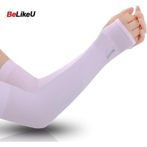 Cycling gloves summer ice sleeve sports sunscreen sleeve outdoor thin ice silk manufacturers wholesale running bike gloves