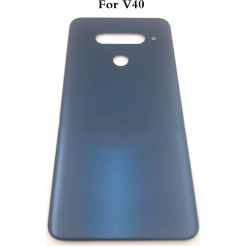 For LG V40 ThinQ LM-V405QA V405QA V405TA V405UA Back Battery Cover Rear Door Panel Glass Housing Case+Adhesive sticker