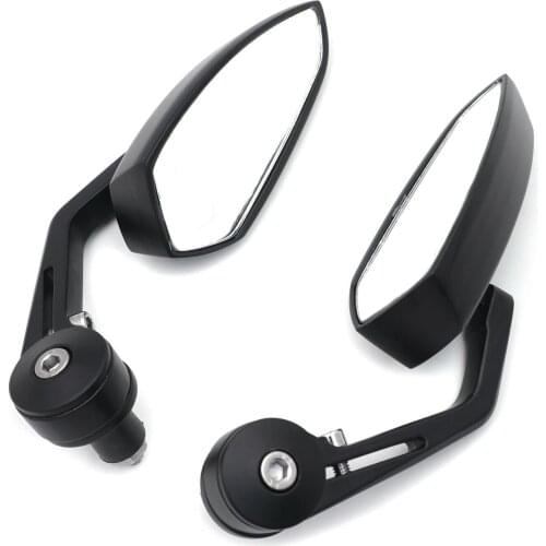 Motorcycle Bar End Mirror For Both 1" 7/8" 1 inch 7/8 inch Handle Bar Universal Mirrors For Honda Suzuki Kawasaki Yamaha Harley