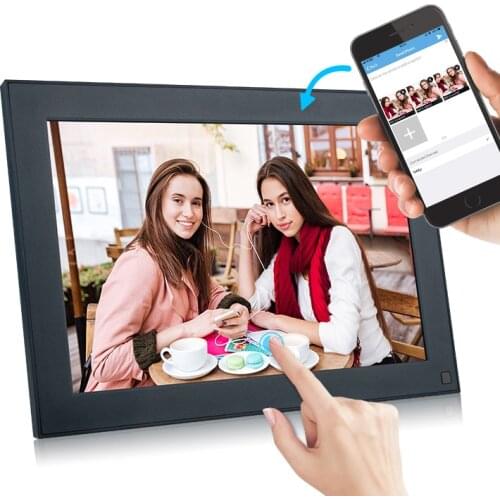 10 Inch Ips Digital Signage Usb Drive Lcd Display Screen Hd 1280*800 Magnet Bracket Support Vertical Digital Photo Frame Wifi