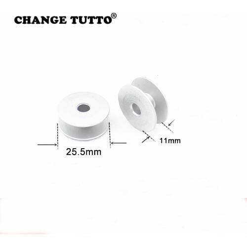 10pcs/lot Large Size Industrial Sewing Machine Bobbin Bobbin Lockstitch Sewing Machine Aluminum Bobbin