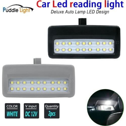 2Pcs LED Sun Visor Vanity Mirror Lamp For BWM 5 7 series F07 F10 F11 F01 F02 F03 F04 Reading Lights Error free(OEM 63319163766