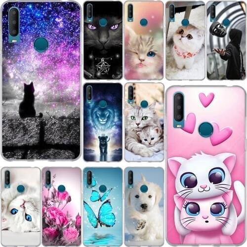 6.52 " For Alcatel 3X 2019 5048U 5048Y Case Silicone Soft TPU Fashion Cute Cartoon Cat Pattern For Alcatel 3X2019 Phone Cover