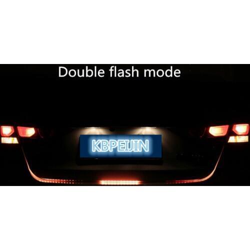 Accessories LED Dynamic Trunk Strip Lighting Rear Tail light Sticker for Buick regal gs excelle encore lacrosse car styling