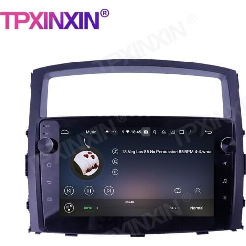 For Mitsubishi Pajero 2006-2016 Touch Screen 4+128G Android 10.0 GPS Car Multimedia Tesla Player Head Unit Audio Radio Navigtion