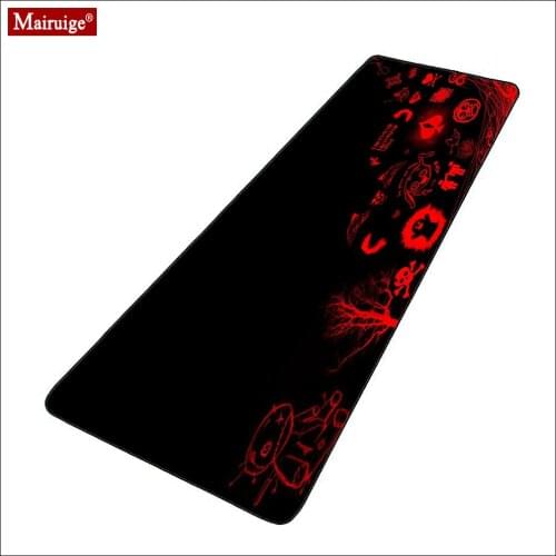 Cartoons Black and Red Mouse Pad XXL Gamer Desk Mat Large Keyboard Pad Gaming MousePad 90x40cm/80x30cm for Laptop Table Pads
