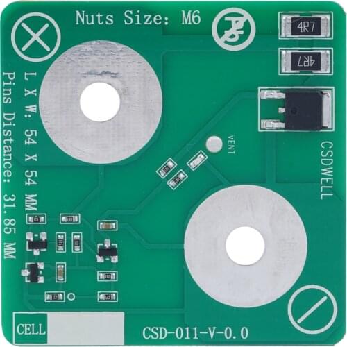 CSDWELL CSD-011 1S 3000F 2.8V Supercapacitor Balance Board 1× 2 LIne Up