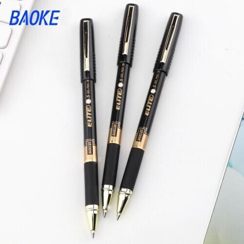 Baoke 0.5MM Bullet Journal Gel Pen The Office Stationery Student Stationery for School Durable Office Accessories Black sign Pen