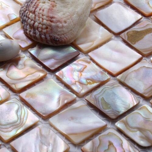 Natural shell mosaic tile mother of pearl tiles kitchen backsplash background wall mosaics tile home improvement free shipping