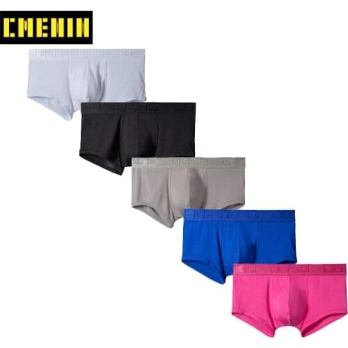 CMENIN 5Pcs/lot Hot Sale Underwear Men Boxer Homme Modal Mens Underwear Boxershorts Men Boxers Sexy Boxer Shorts slip BS3522