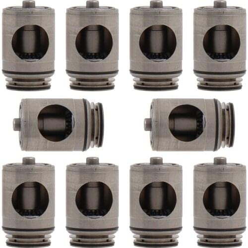 10xRotor for BODE Dental LED Fibre Optic Contra Angle Handpiece 1:5 Increasing Air Turbine Inner Water Red Ring BDX95L