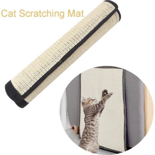 Natural Sisal Cat Scratching Mats Durable Cat Scratcher Scratching Pad For Furniture Chair Desk Leg Protection Pet Supplies Cat