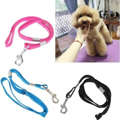 1PC Pet Leash Nylon Cat Dog Grooming Loop Cable Rope Leashes for Beauty Bathing Home Collars Harnesses Leads Straps 3 Colors