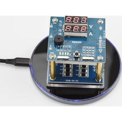 New QI Wireless Charging Aging Test Fixture Fast Charge Test Stand Supports 5W7.5W10W15W Tester