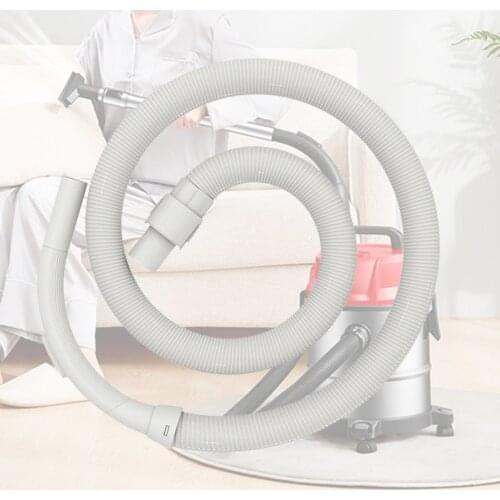 Plastic Durable Vacuum Cleaner Hose Tube Household Replacement Cleaning Supplies Parts White Accessory